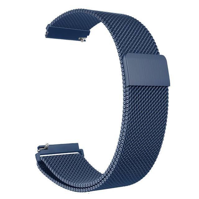 22 mm 20 mm 23 mm 24 mm 18 mm Uhrenarmband für Samsung Galaxy Watch Active 2 Band für Samsung Gear S3 Armband für Samsung Galaxy Watch 42 mm 46 mm 22mm blau