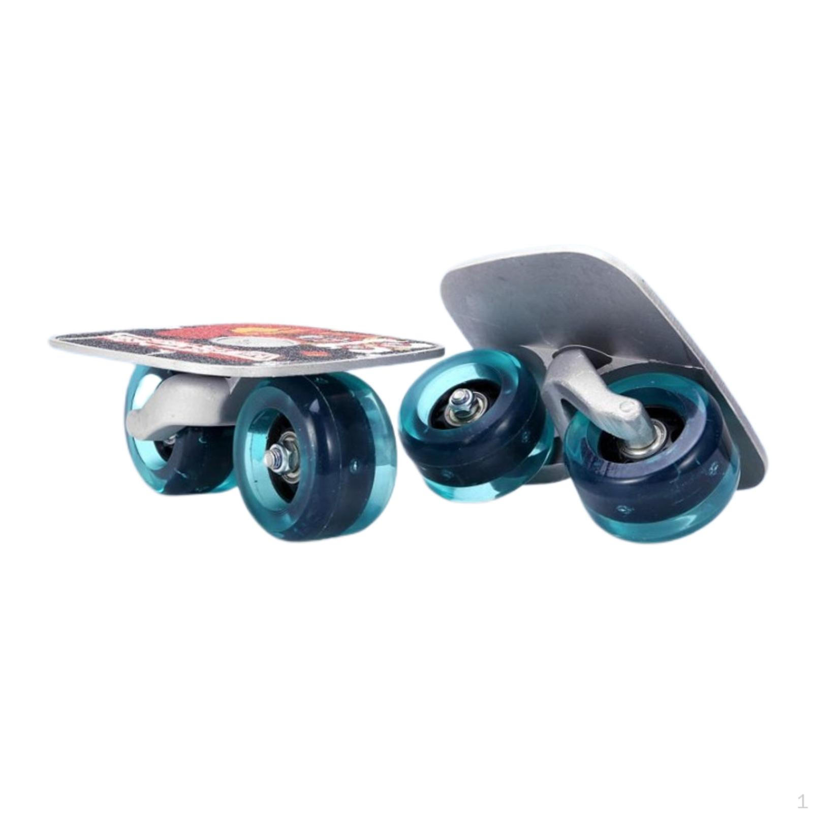 Kompakte Rollschuhe mit rutschfester Basis und Rädern für alle Altersgruppen Black Blue Wheels