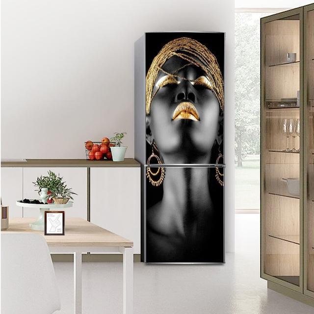 Graue coole Tapete für Kühlschrank, Schafschädel, Wein, selbstklebender Vinyl-Aufkleber, Küche, Kühlschrank, Dekoration, Aufkleber, Wandgarderobe 60x150cm(1 pcs)