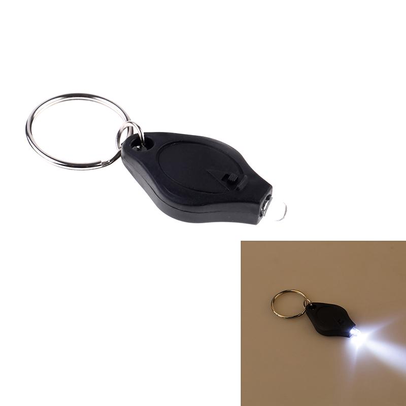 Led Camping Taschenlampe Mini Ultra Low Light Schlüsselanhänger Schlüsselanhänger Taschenlampe schwarz