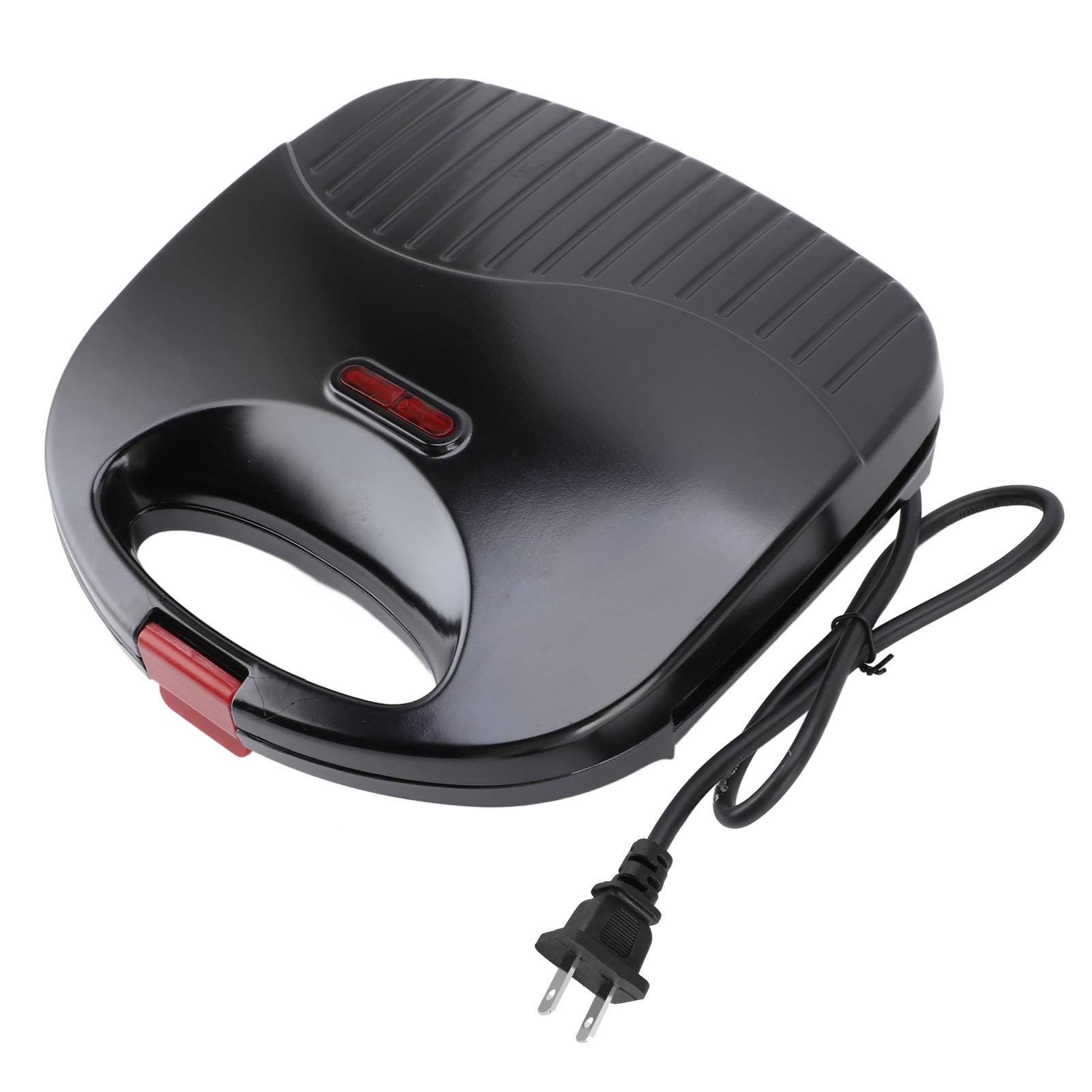 750W Elektrischer Panini-Grill Aluminium Doppelseitige Antihaftplatte Panini-Grill Sandwichmaker L