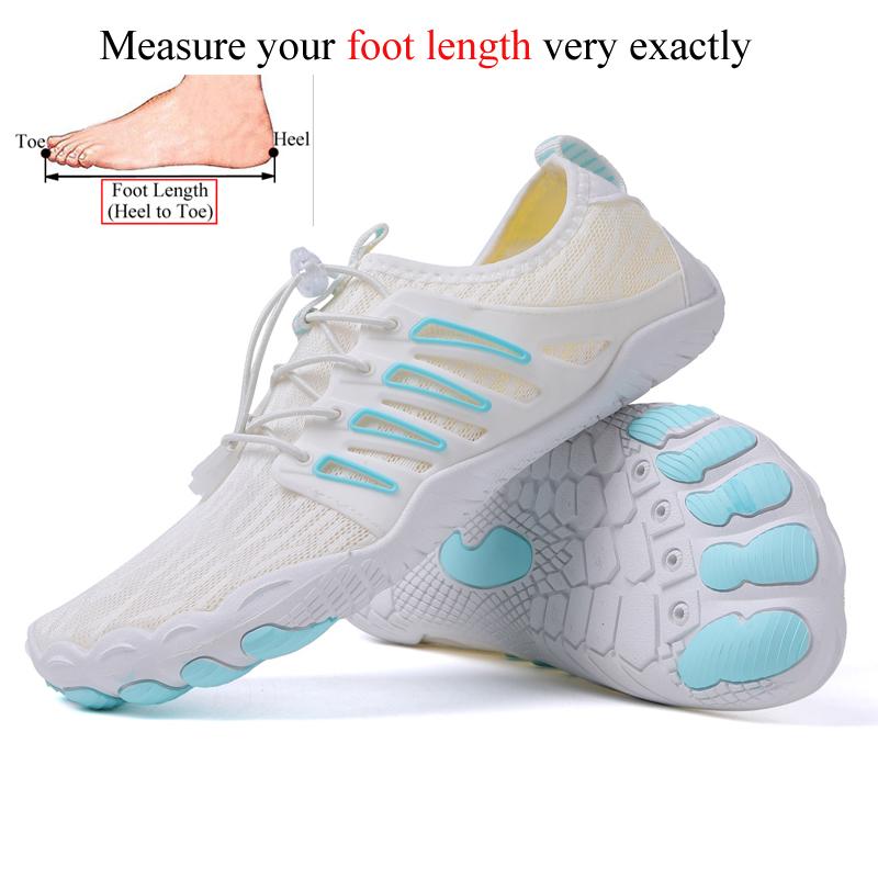 Barfußschuhe Strand Wasserschuhe Herren Damen Schwimmen im Meer Badeschuhe Strandschuhe Wassersport Aquaschuhe 35