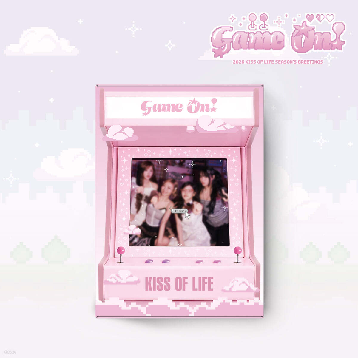 KISS OF LIFE - 2026 Saisonale Grüße [Game On!] 2026 SEASON'S GREETINGS [Game On!] pink