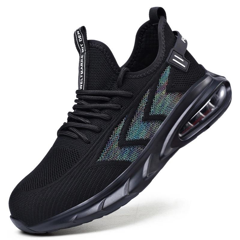 Arbeitsschuhe Herren Bruchsicher und Durchstichfest Luftpolster Stoßdämpfend Arbeitsschuhe Sicherheitsschuhe 46