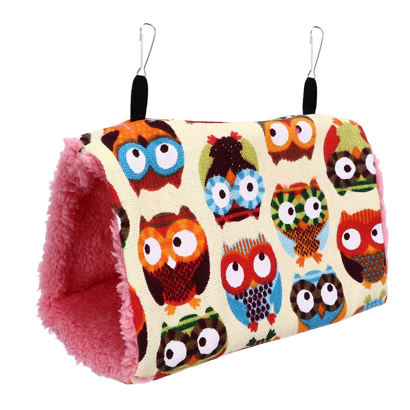 Haustier Papagei Hängematte Vogelnest Dreieckiges Zelt Warm und Bequem Dreieckiger Vogelkäfig Nest