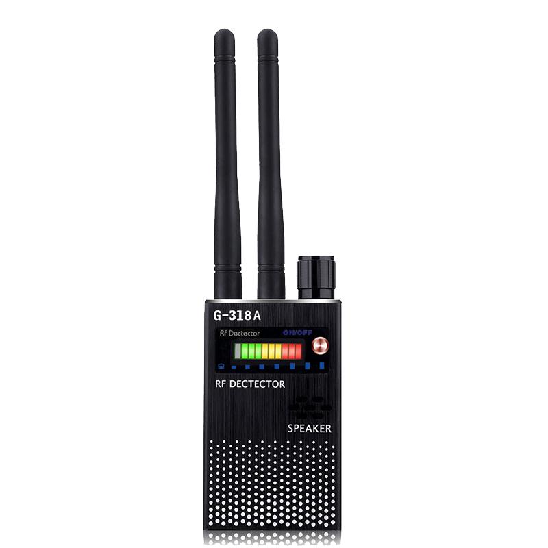 2,4G WiFi RF Signal Finder Anti-versteckte Kamera Detektor Spy versteckte Kamera Audio Bug GPS Tracke GSM Wireless Device Scanner schwarz schwarz