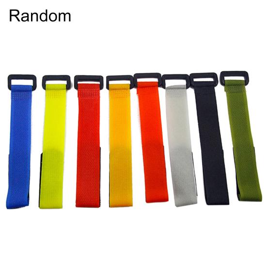 MUQZI Sport-Zubehör, 10 Stück, wiederverwendbare Angelruten-Krawatte, Magic Tape-Bänder, Gürtelriemen, Fisch-Zubehör