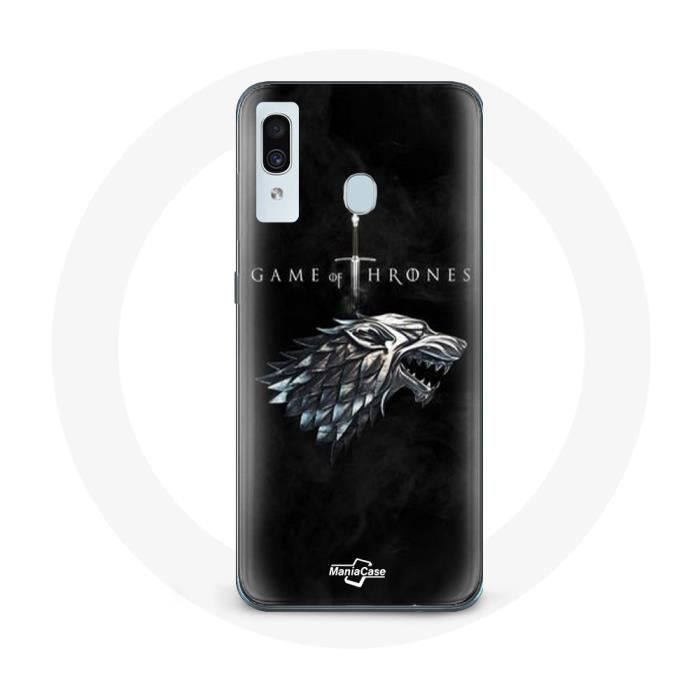 Schutzhülle für Samsung Galaxy A20e, Game of Thrones, Staffel 8, Game of Thrones, Haus Stark, Logo, Winter is Coming
