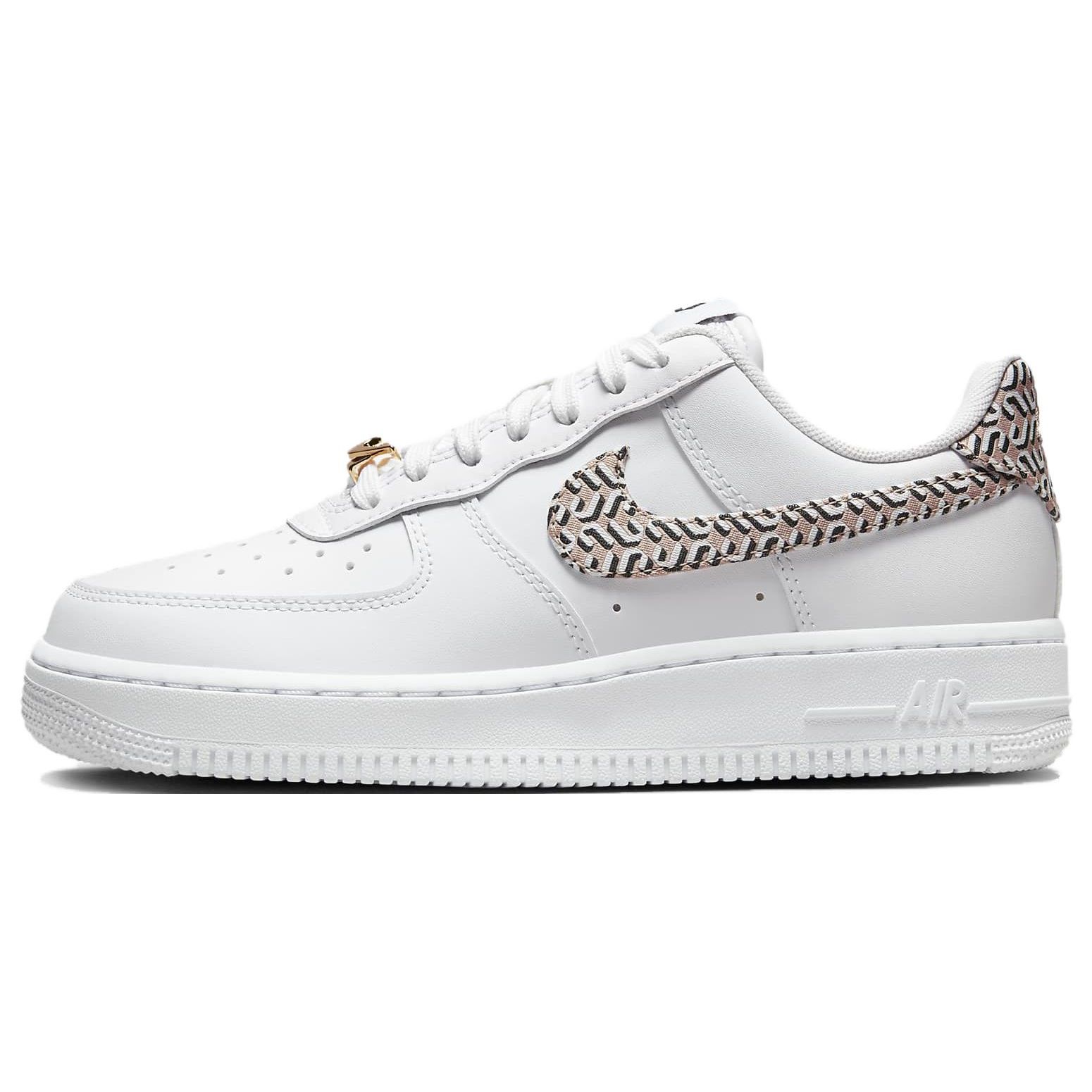 Nike Air Force 1 LX United in Victory - Weiße Damen-Sneaker Hanf Schwarz Summit-White DZ2709-100 36.5 white