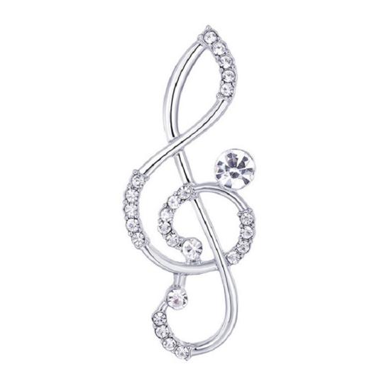 Tolle, gute Verarbeitung, All-Match-Anzugsmaßstabsform, Damen-Brosche für Bühnenshow, Herren-Corsage