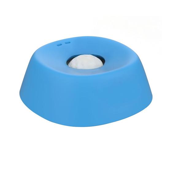 Hunde Flüssig Lecknapf Sicher Langsamfresser Leckspielzeug Auslaufsicher Flüssige Belohnung Hundenapf Welpen Lecknapf mit Rollkugel für Hunde Nahrungsergänzungsmittel blau