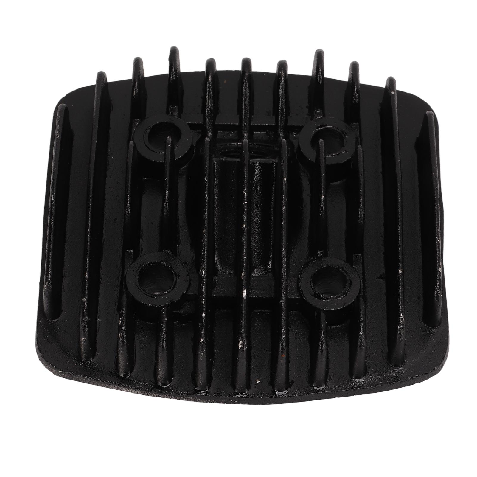 47mm Schwarze Motorzylinderkopfabdeckung Aluminiumlegierung Fahrradteile Für 66cc 80cc Motorisiertes Fahrrad