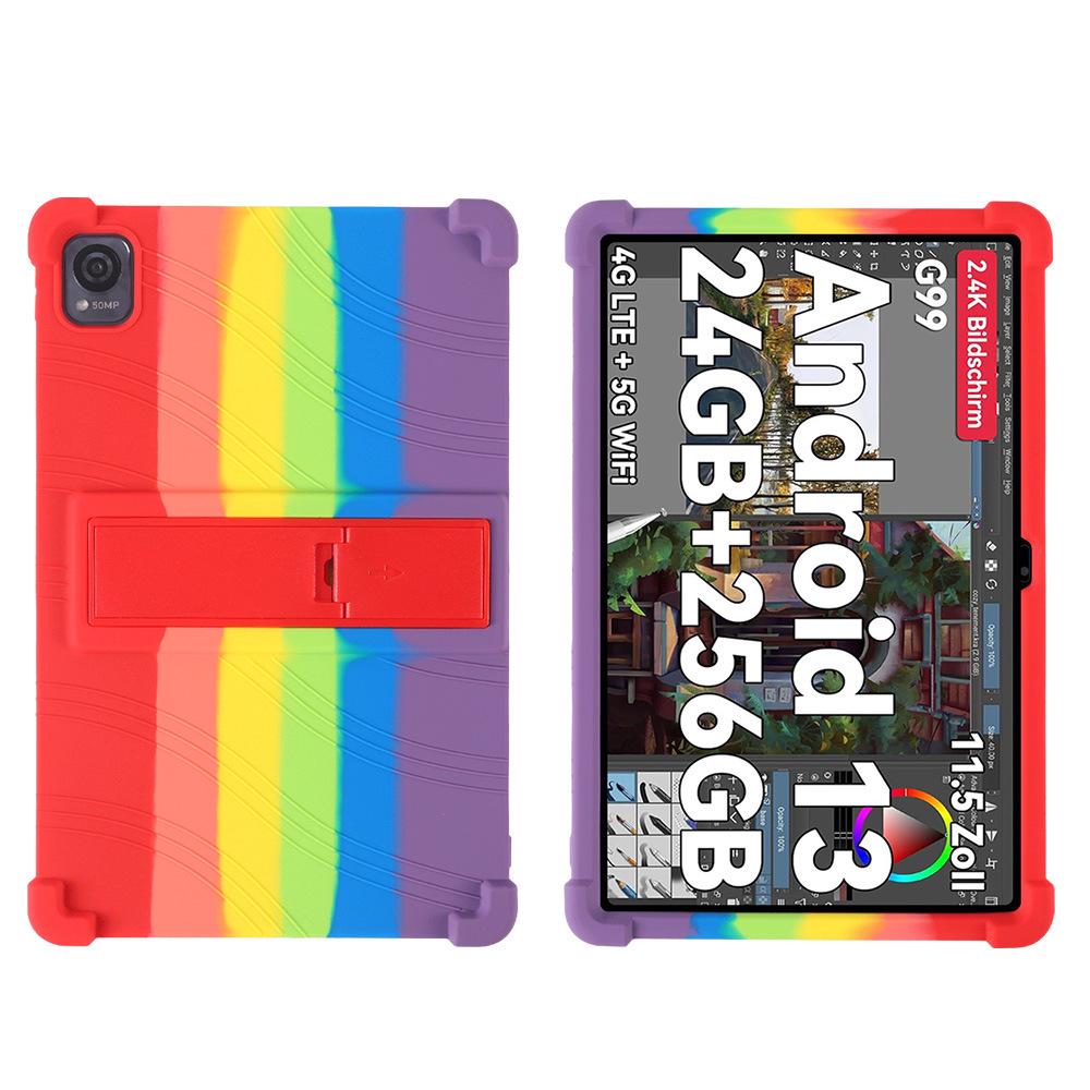 Blackview MEGA 1 11.5 Tablet-Hülle - Anti-Fall-Silikon 11.5 inch regenbogenfarbe