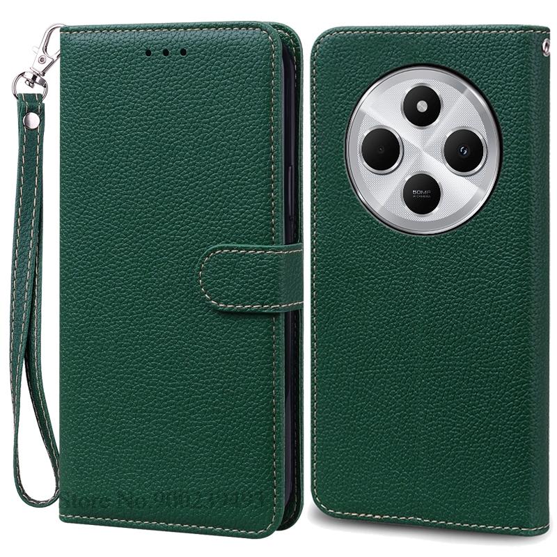 Für Redmi 14C 4G Hülle Weiche Silikon Pu Leder Brieftasche Flip Hülle Für Xiaomi Redmi 14C Hülle Stand Buchhülle für Redmi 14 C Fundas For Redmi 14C 4G