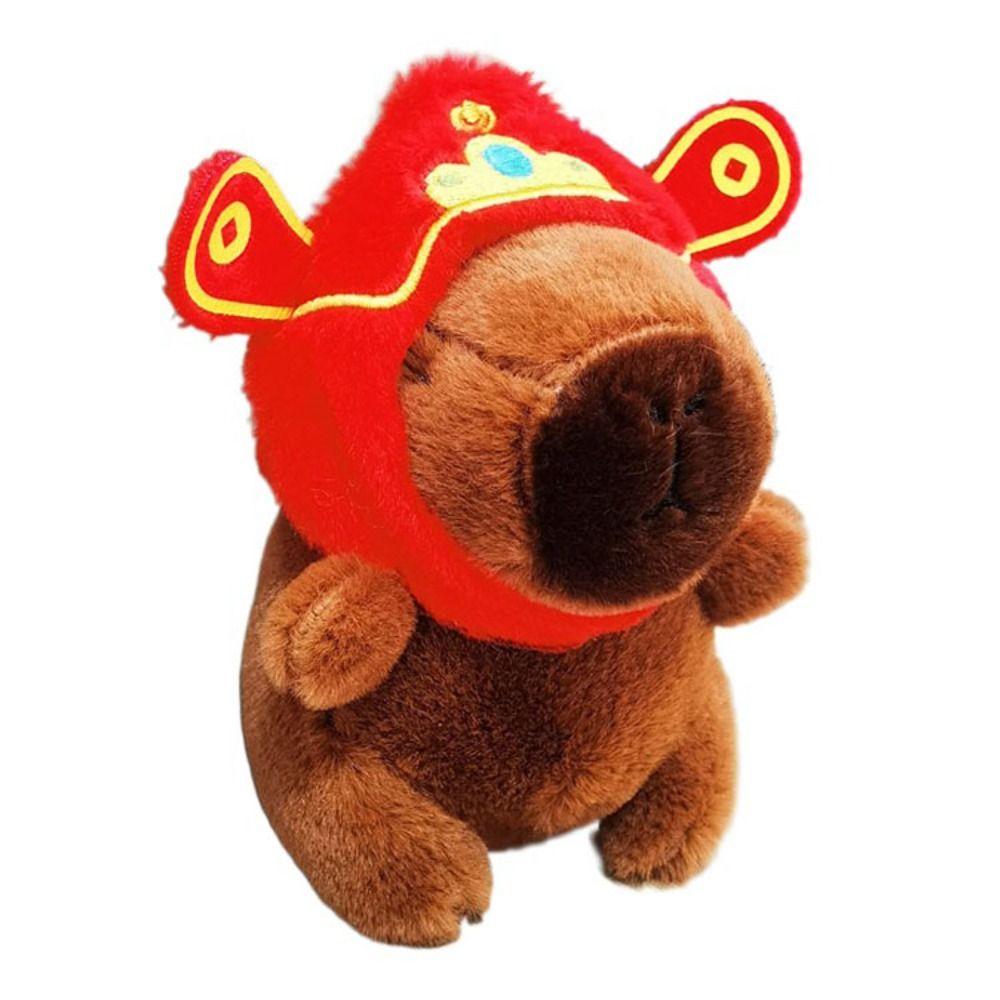 Niedlichen Spielzeug Plüsch Capybara Schlüsselanhänger Multicolor Kopfbedeckung Capybara Puppe Geschenk Fluffty Tier Puppe Kinder 12