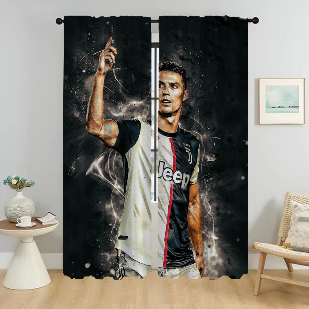 Vorhänge für Schlafzimmer Ronaldos Home Interior Vorhänge für Wohnzimmer Verdunkelungsvorhang Trennwand Halloween Dekoration Schattierungen W107xH160cmx2pcs-CL