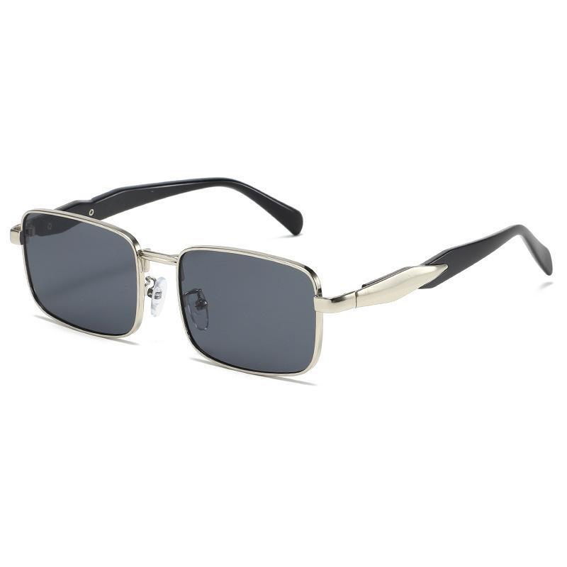 Klassische quadratische Sonnenblenden für Damen Herren Rechteckige Sonnenbrillen Damen Oval geformte Brillen Oculos De Sol für Herren Damen Brillen MULTI