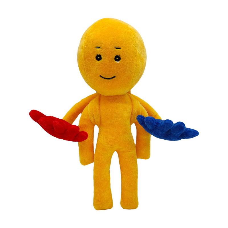 Poppy Playtime Player Plüschtier Huggy Wuggy Peluche Spielzeug Gruselige Puppe Wohnkultur Spielfigur Horror Gruselige Puppe Kindergeburtstagsgeschenk 25cm gelb
