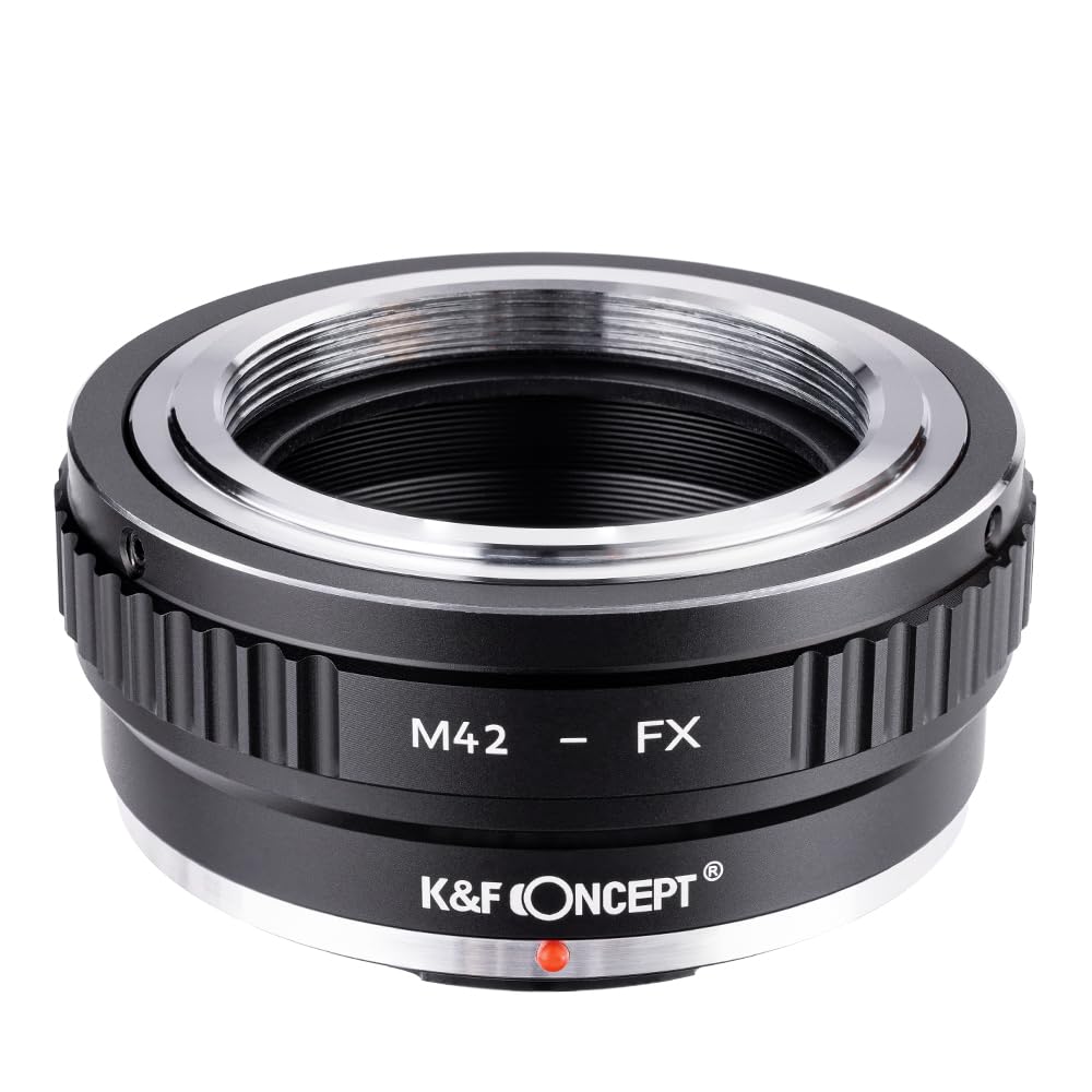 Concept Mount Adapter M42 Mount Objektiv Kompatibel mit FUJIFILM X Mount Kamera Montage Objektiv Adapter Ring Objektiv Adapter Mount Conversion Adapter black