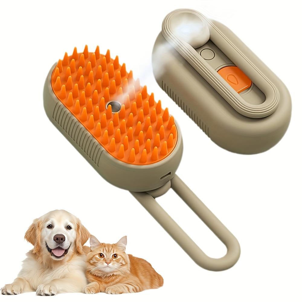 Dampfbürste für Katzen, Dampfbürste für Haustier-Pflegekamm, 3-in-1-Dampfbürste für Katzen und Hunde