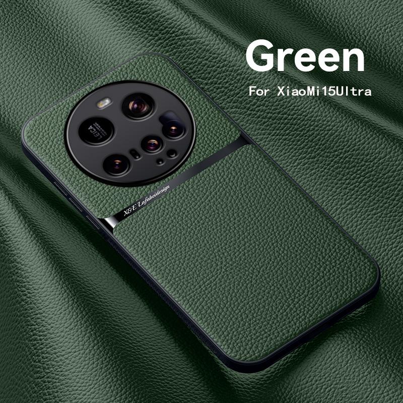 Luxus Leder Funda Für Xiaomi 15 Ultra Hülle Auto Magnetische Halterung Handyhülle Für Xiaomi Mi 15 Xiaomi15 Ultra Stoßfest Coque For Xiaomi 15 Ultra