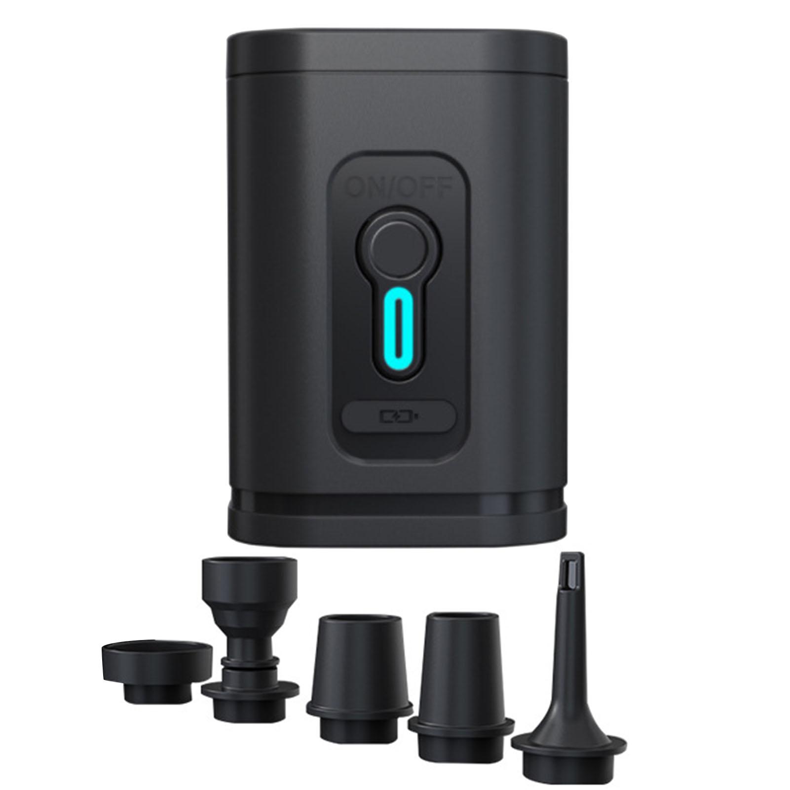 Elektrische Luftpumpe Mini Tragbar USB-Schnittstelle Aufblaspumpe Absaugpumpe Batteriebetrieben für Haushalt