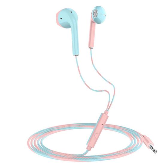 Kopfhörer mit Mikrofon, Musik-Player, robustes Kabel, stilvoller In-Ear-Kopfhörer mit Kabelsteuerung für unterwegs