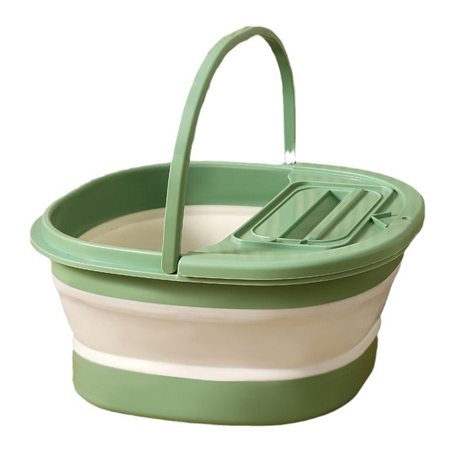 Fußbadewanne Faltbares Verdicktes Fußweichbecken mit Massagepunkt für Zuhause Wohnung Wohnheim