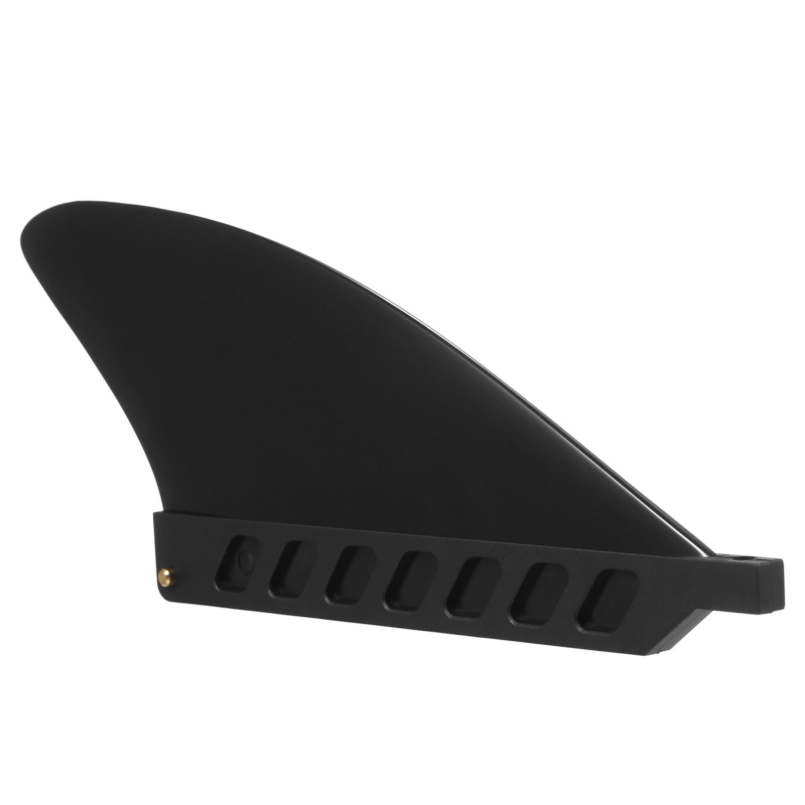4,6 Zoll 3 Zoll Surfbrett Finne Weiche Mittelfinne für aufblasbares SUP Paddle Board Longboard schwarz