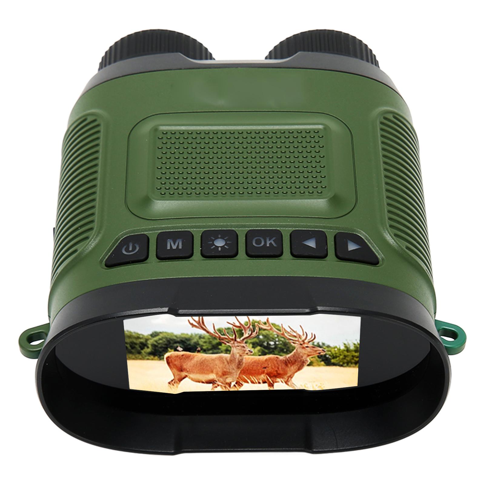 Fernglas Digital IR Nachtsicht 8x 1080P Bild Video 984ft Kleines Fernglas für die Jagd grün