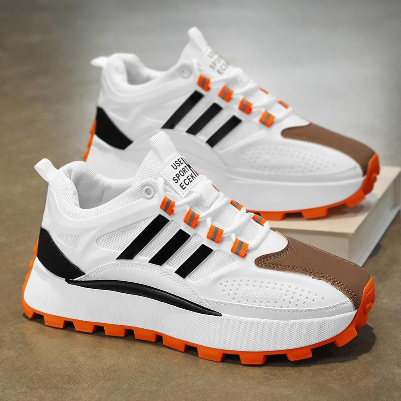 Sommerschuhe atmungsaktive Schuhe 22 neue dicke Sohle trendige Sport- und Freizeitschuhe atmungsaktiv Papa 44