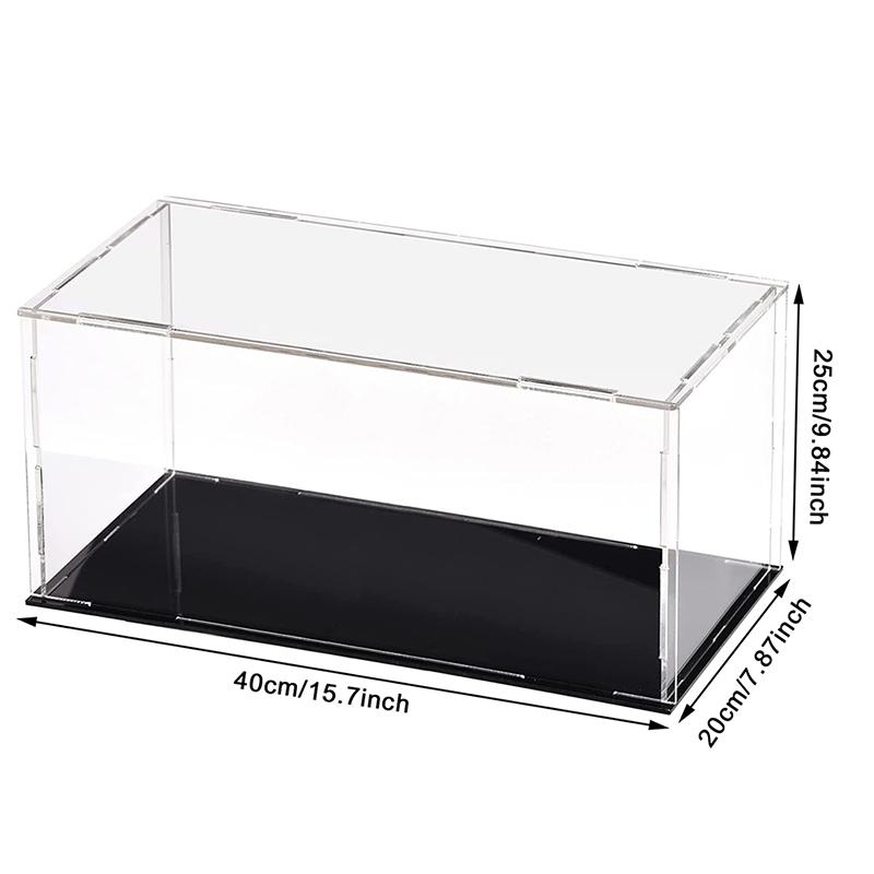 Aufbewahrungsbox für Zuhause, Acryl-Modell-Display-Box, transparente Acryl-Display-Box, handgefertigte transparente Box 40*20*25cm