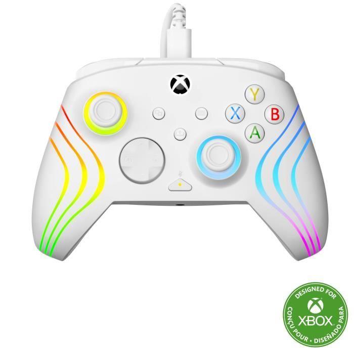 Gamecontroller - Xbox Series X|S, Xbox One und PC - Afterglow Wave - RGB - Kabelgebunden - Weiß - TURTLE BEACH weiß