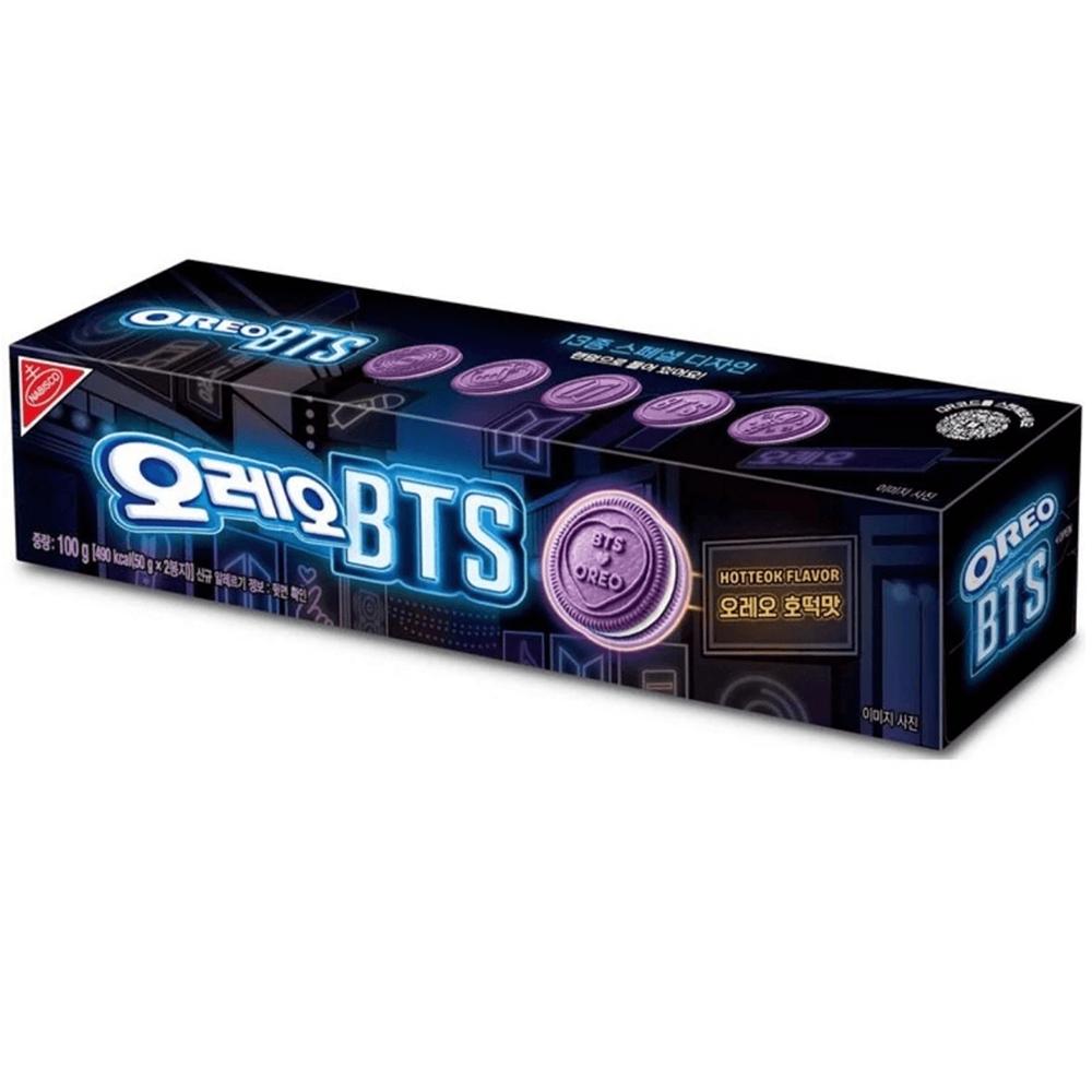 BTS OREO Limitierte Edition Brauner Zucker Pfannkuchen Sandwich Kekse Offizieller Korea Snack BTS OREO 100g