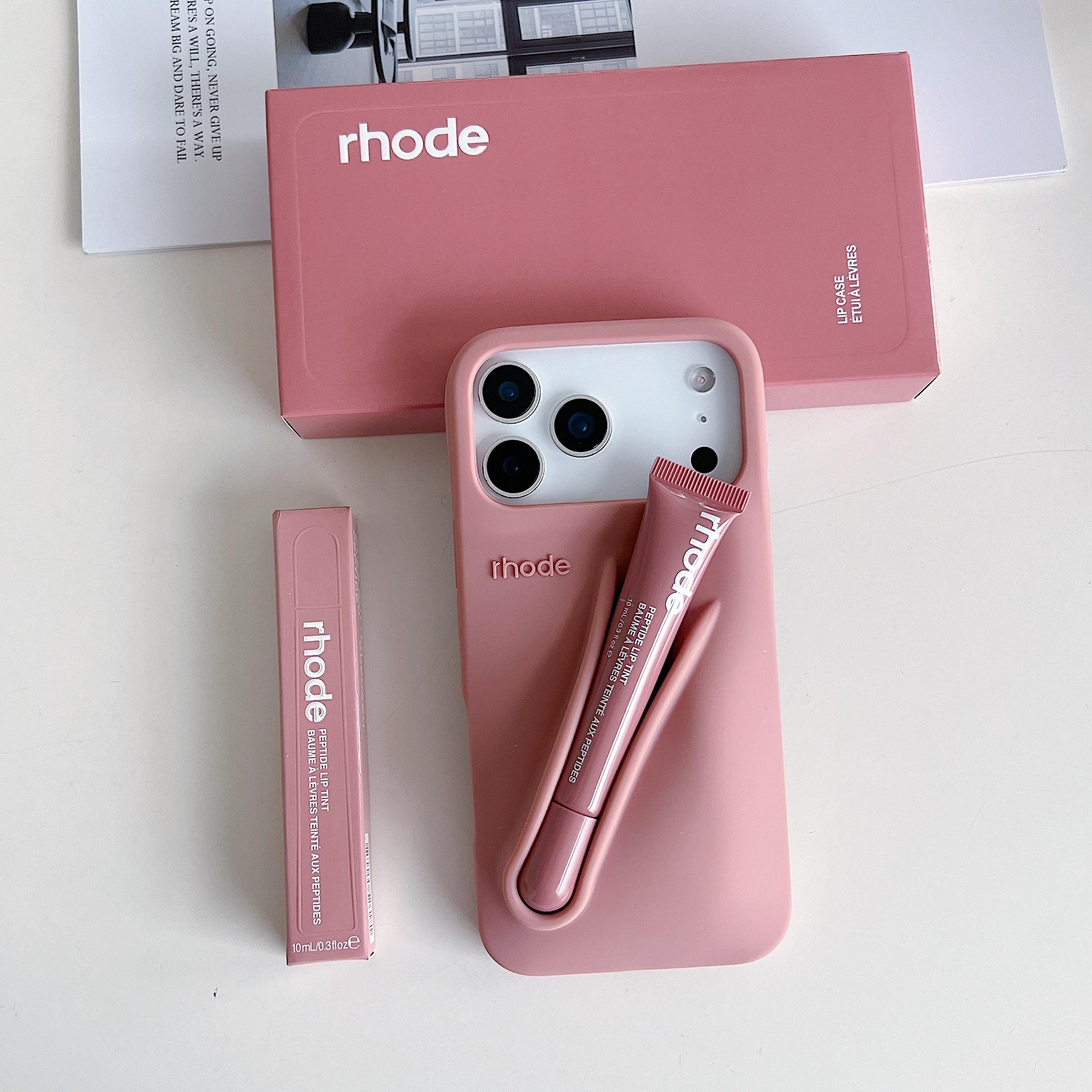 Lippenstift-inspirierte Handyhülle für Apple-Geräte Stoßfeste Weichhülle aus Silikon mit 3D-Design Tragen Sie Ihren Lippenstift 12pro max nude