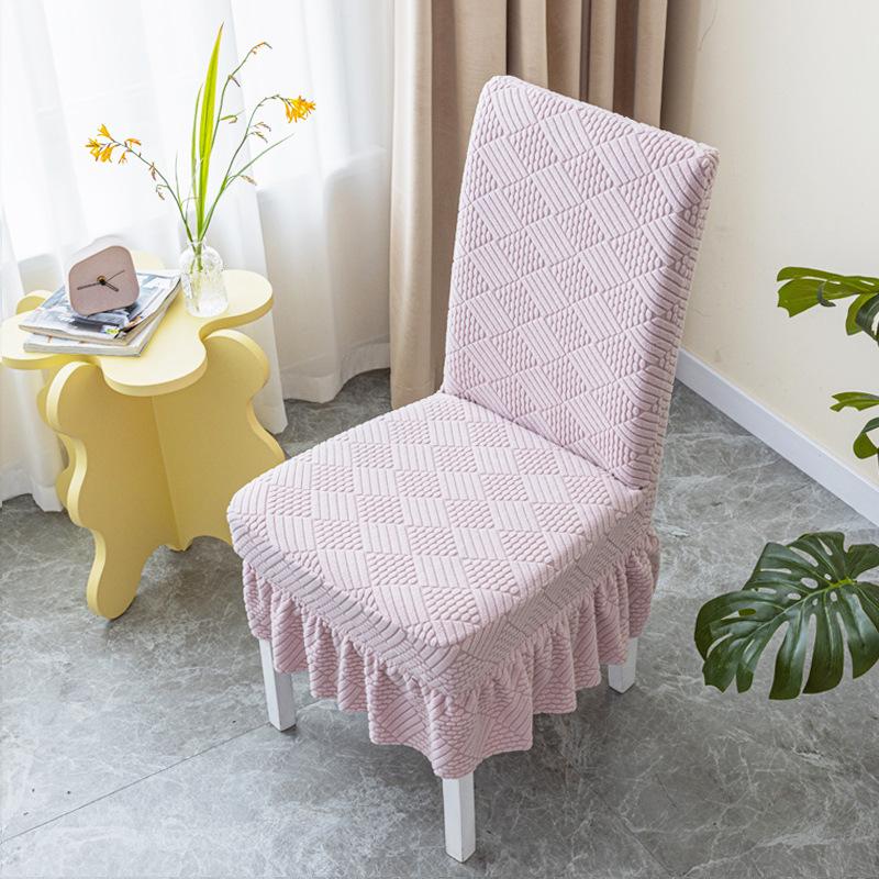 Haushalt Stuhlhussen Kissen Rückenlehne Integrierte Esszimmerstuhlhussen Universelle Bankhussen Sitzbezug Elastische Esstischstuhlhussen one size gray