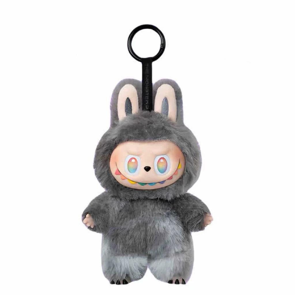Anime Figur Labubu Vinyl Anhänger Puppe Modell Spielzeug Niedliches Monster Schlüsselanhänger Spielzeug Geburtstagsgeschenke Münzbörsen & Schlüsselanhänger / Schlüsselanhänger schwarz
