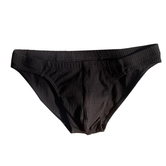 Herren Slips Hüftschnitt Elastischer Bund Atmungsaktive Unterwäsche Einfarbig Glatt Ohne Bügel Gerüschte Slips Alltagskleidung L