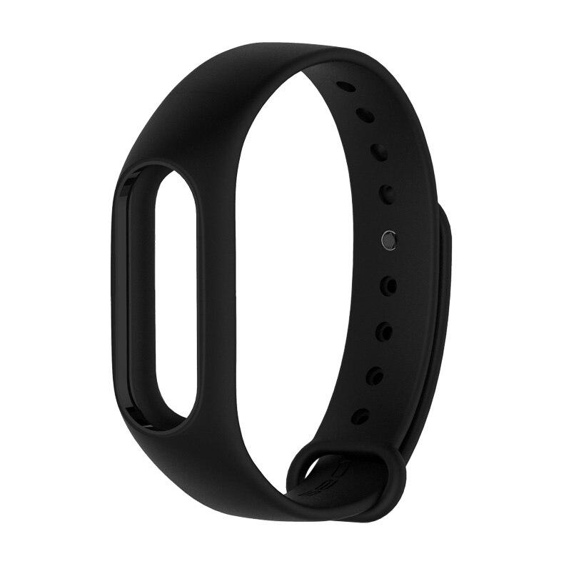 Für Mi Band 3 4 5Strap Armband Silikon Armband Armband Armband Smart mi band3 Handgelenk Gurt für Xiaomi Mi band5 4 3 Strap for Mi Band 3 4 schwarz