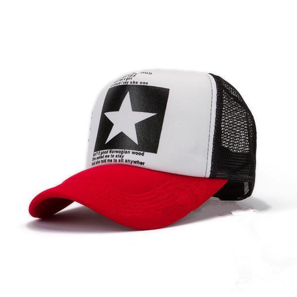 Super Big Stars Mütze Hut Baseball Snapcap Snapback Caps Männer Frauen HipHop Sport Hüte Gorras Hut Mütze rot