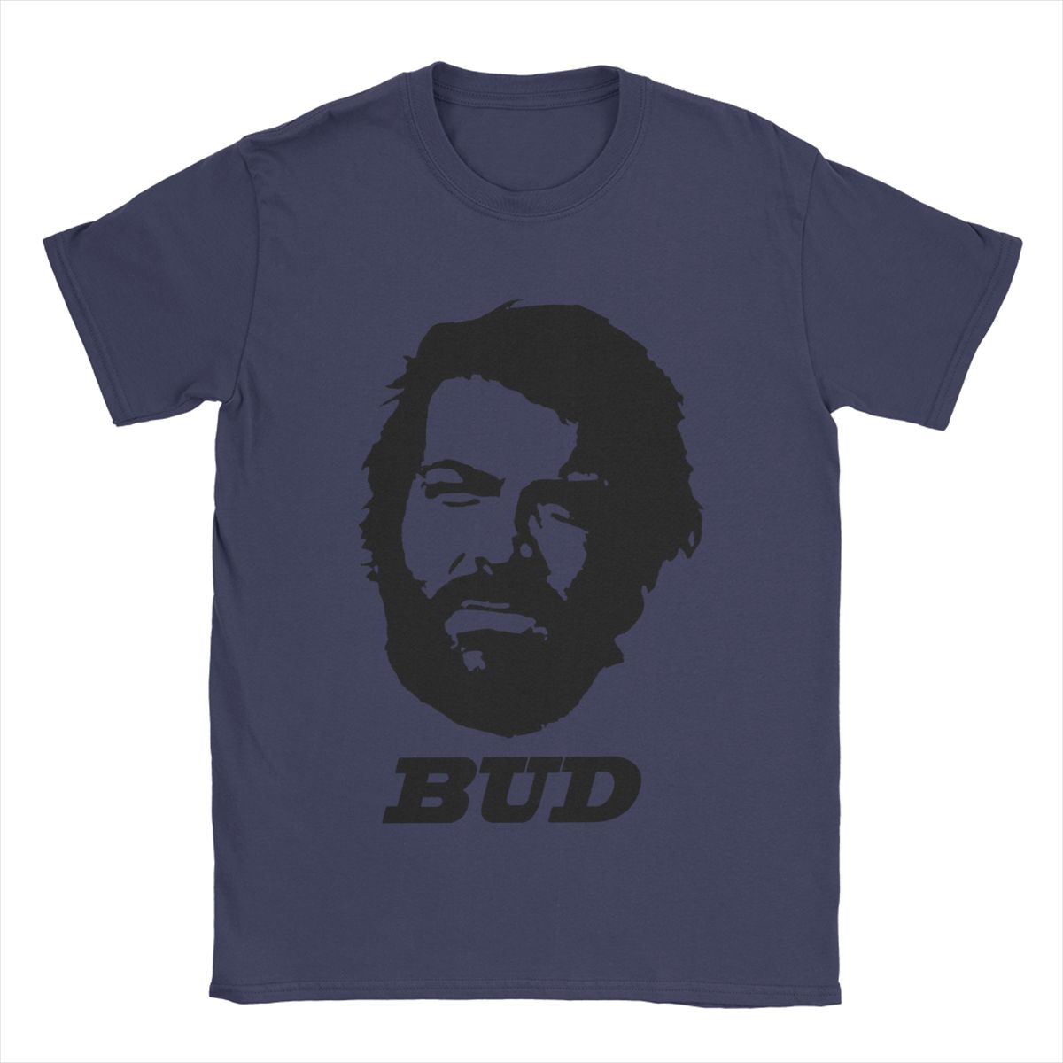 Herren T-Shirts Bud Spencer Neuheit Reine Baumwolle T-Shirts Kurzarm T-Shirts Rundhals Kleidung Geschenkidee M