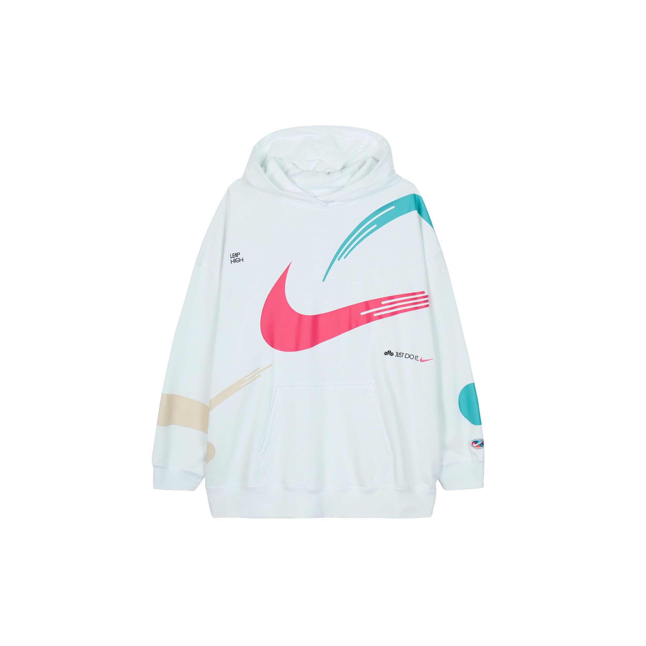Nike Jahr des Hasen CNY Serie Sportbekleidung Oversized Strick-Hoodie Damen Tops Weiß FD4798-121 L