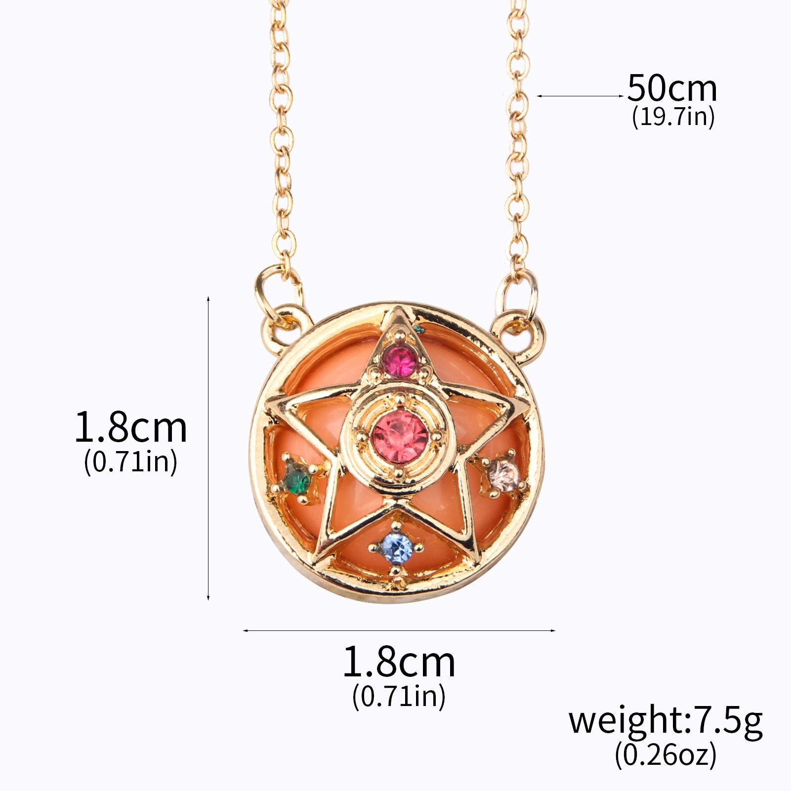 Anime Sailor Moon Halskette Love Wings Zauberstab Anhänger Halskette Mädchen Schmuck Geschenk Cosplay Prop Choker