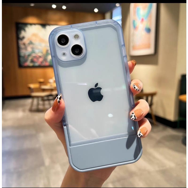 Unsichtbare Halterung Geeignet für Apple 14/13 Promax Handyhülle Einfarbig Vollumschließend Sturzsicher IPhone 12 Schutzhülle Apple 11promax