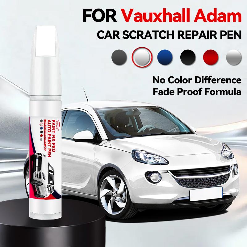 Für 2012-2019 Vauxhall Adam Lackreparaturstift Lackstift Kratzerentferner DIY Autozubehör Schwarz Weiß Grün Grau Rot Gelb perlmutt weiß