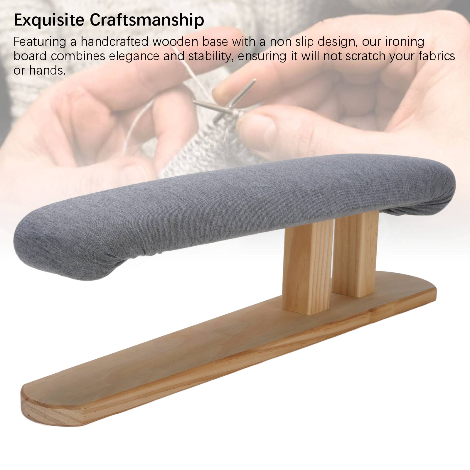 Bügelbrett mit Holzsockel, multifunktionales Bügeltischdeck für die Schneiderei zu Hause, Waschküche