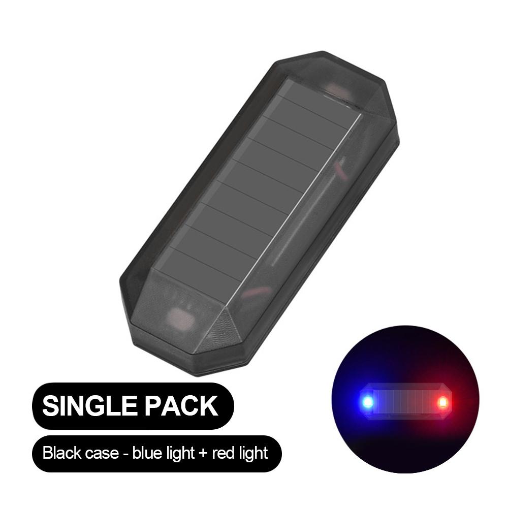 Mini LED Solar Power Auto Warnlicht Nacht Sicherheit Simulierte Alarm Lampe Drahtlose Anti-Diebstahl Vorsicht Lampe Blinkende Dummy warn Lampe