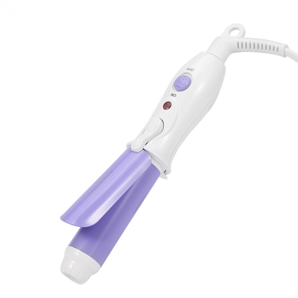 Mini Tragbarer elektrischer Lockenwickler Persönliches Haar-Styling-Werkzeug Thermostatischer gewellter Keramik-Lockenstab EU-STECKER Neu