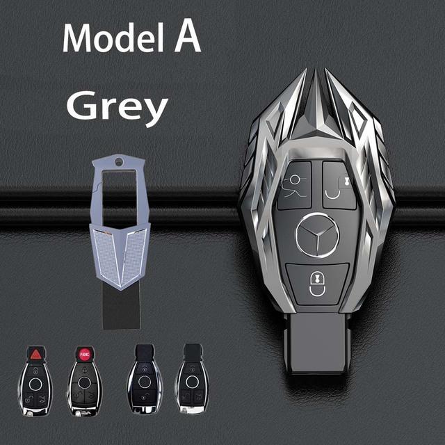 Zinklegierung, Autozubehör, Auto-Schlüsselanhänger-Schutzhülle, geeignet für Mercedes Benz EC-Klasse W204 W212 W176 GLC CLA GLA