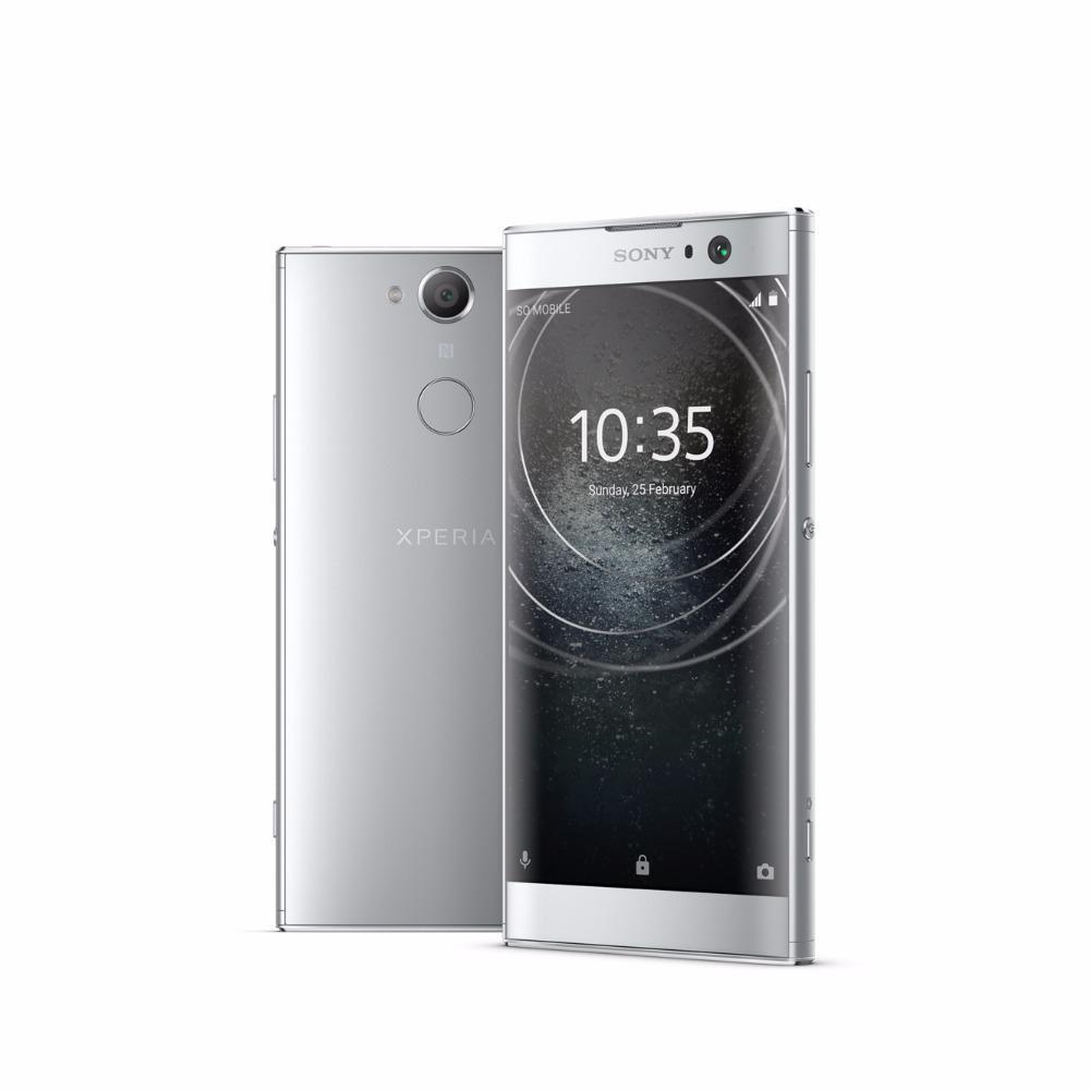Generalüberholt Sony Xperia Original Sony Xperia XA2 H3113 Single-SIM / H4113 Dual-SIM Octa-Core 5,2  Mobiltelefon mit 1/2 SIM H3113 No charger silber
